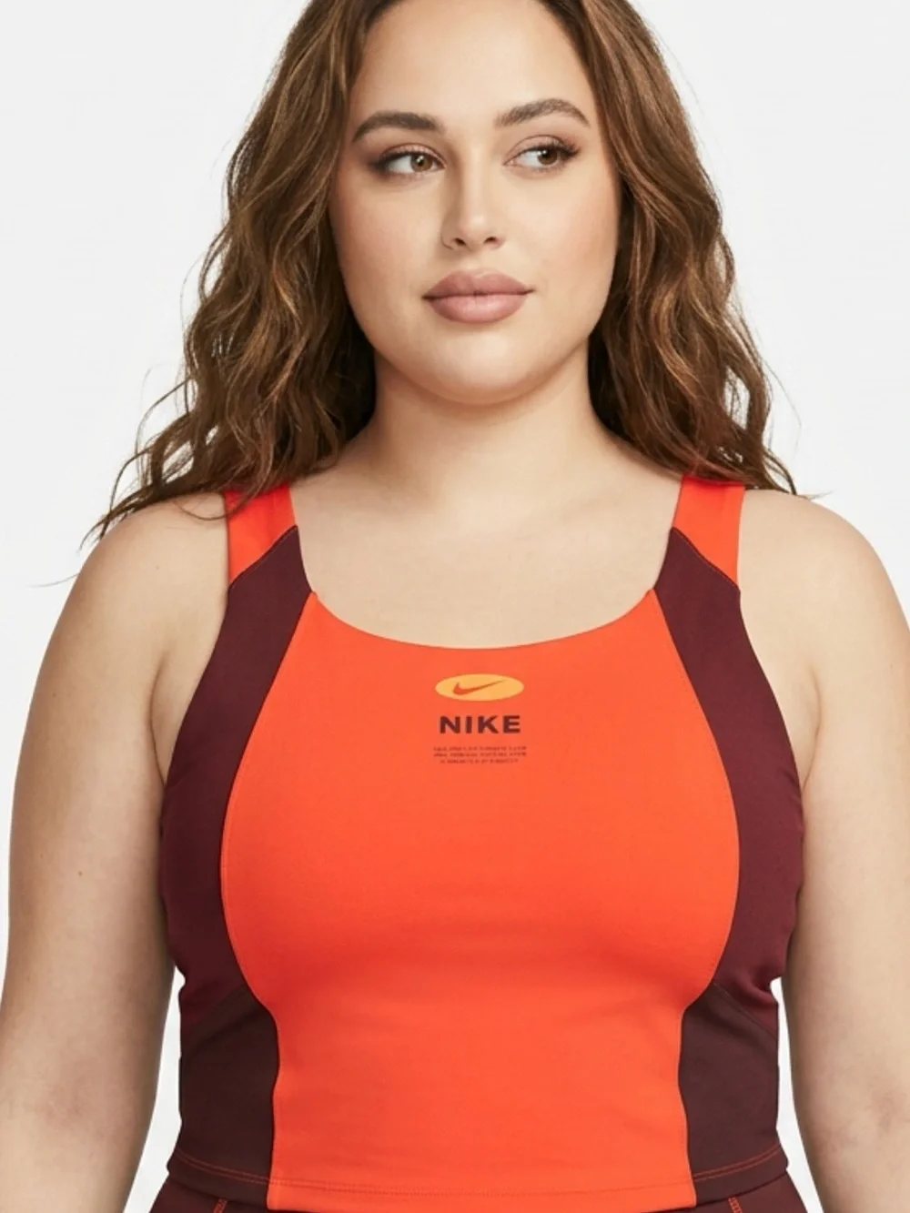 Nike Red And Burgundy Dri-FIT Performance Tee